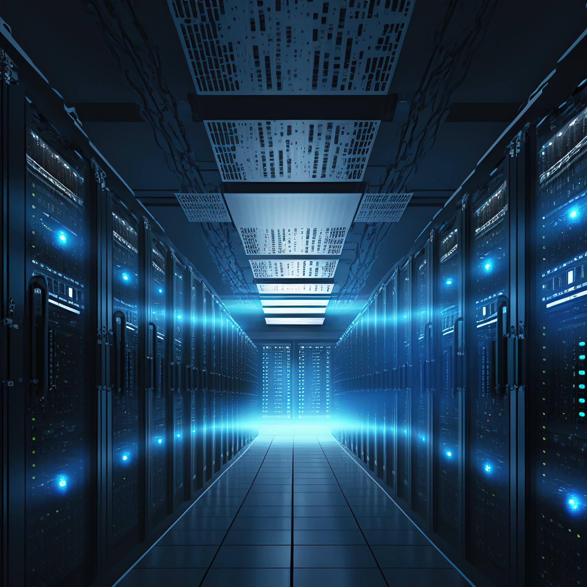 data-center-server-room-with-information-cloud-storage-servers-indoor-neon-light-3d-illustration